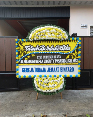 Papan Bunga Duka di Karanganom