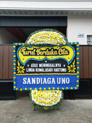 Papan Bunga Duka di Karanganom